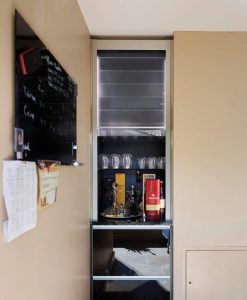 Gold & Black Kitchen