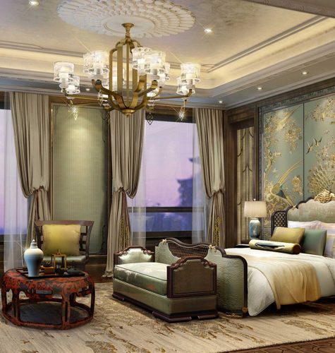 Shimao Loong Palace Villa Bedroom Design