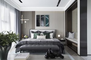 Shangkun Yueshan Peninsula Showcase Bedroom Interior Design