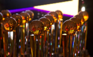 image of sbid awards laid out on a table