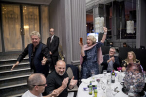 people celebrating at the 2019 sbid awards