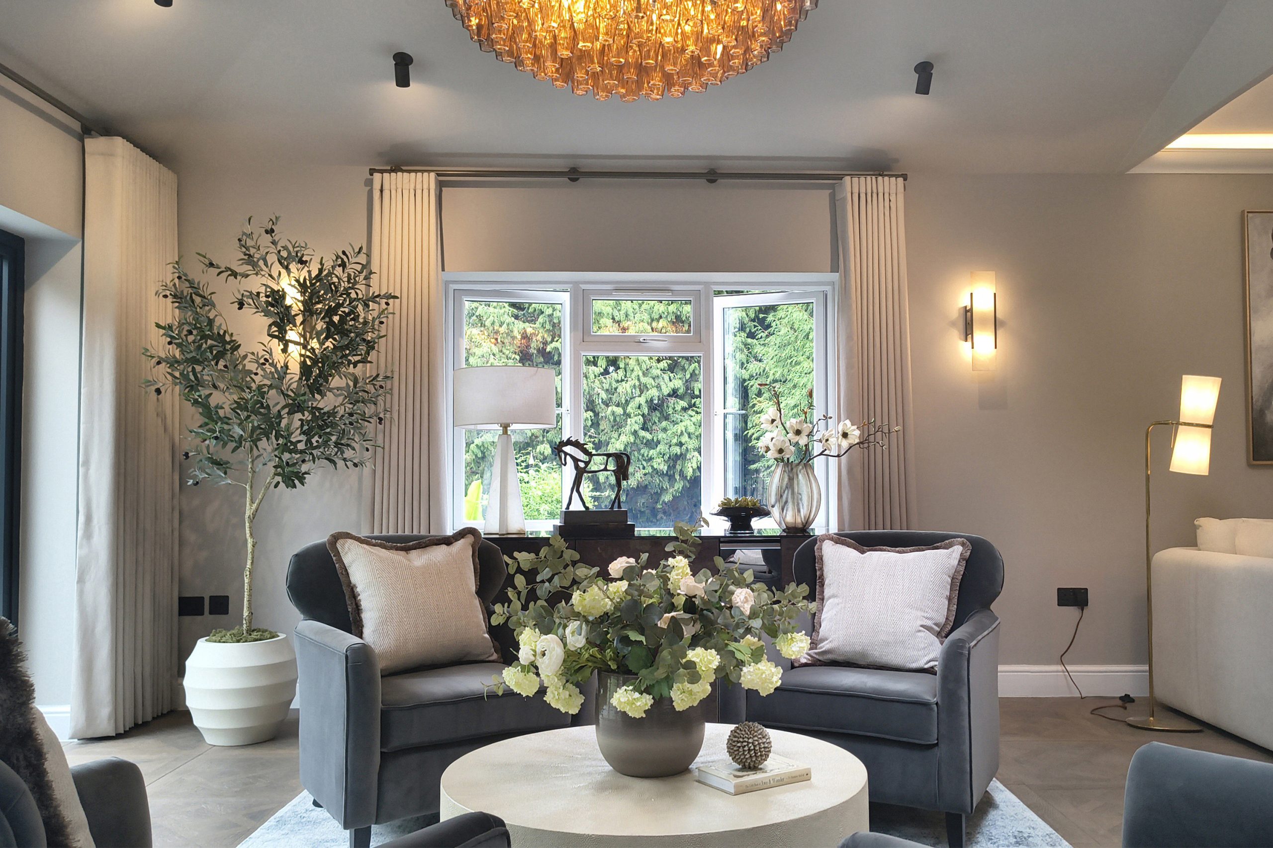 Elegant Living Room, Reigate
