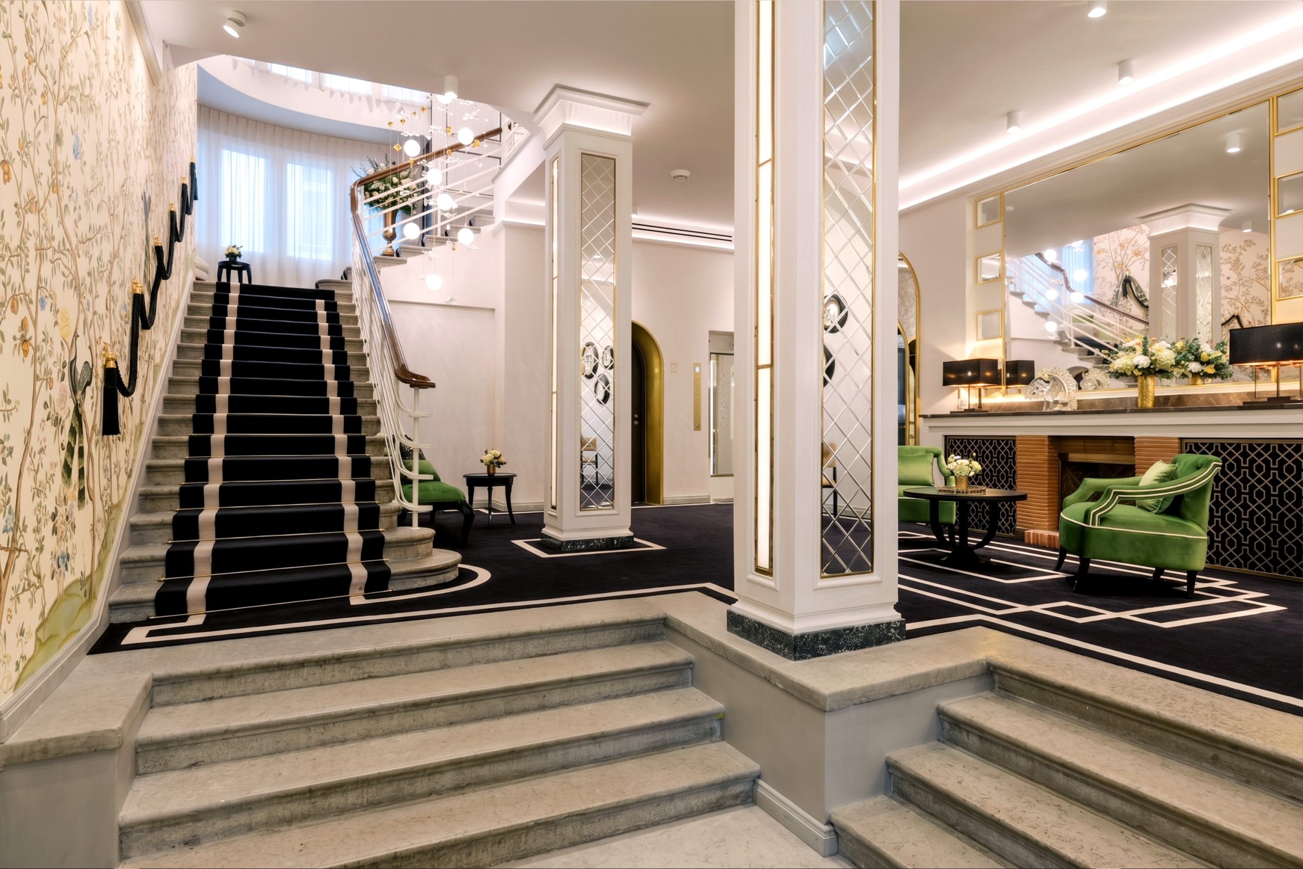 The Burman Hotel Lobby and Spa