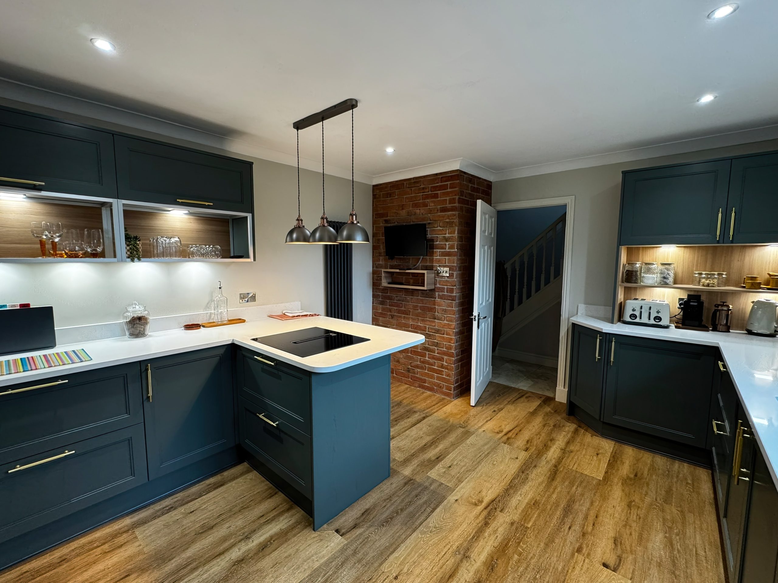 Brick & Brass Family Kitchen Welwyn